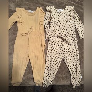 Baby Goosebumps 2 piece jumpsuits TWO SETS